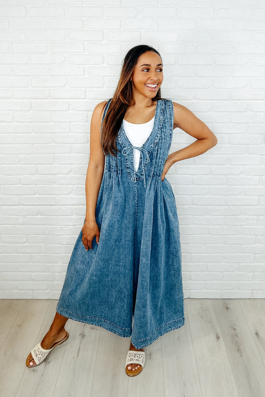 Too Cool Wide Leg Jumpsuit